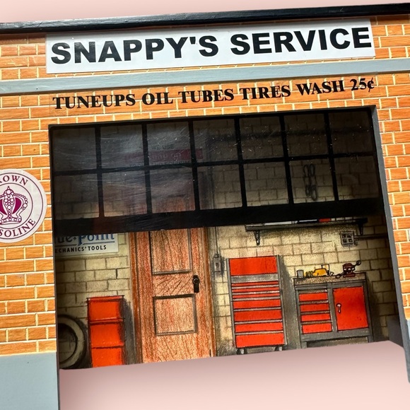 Kids Snappy Service Station Garage Gas Station Toy With Accessories Unique - Picture 5 of 16